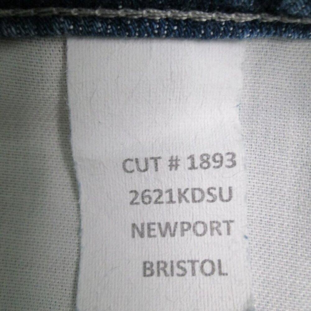 Women's L'Agence Medium Wash Denim Jeans- Raw Hem-Size 25 preowned-GUC - Picture 8 of 15